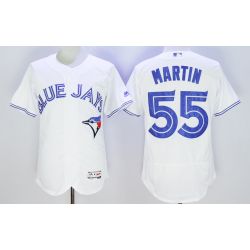 Cheap Russell Martin Blue Jays Jersey From China White FLEXBASE #55