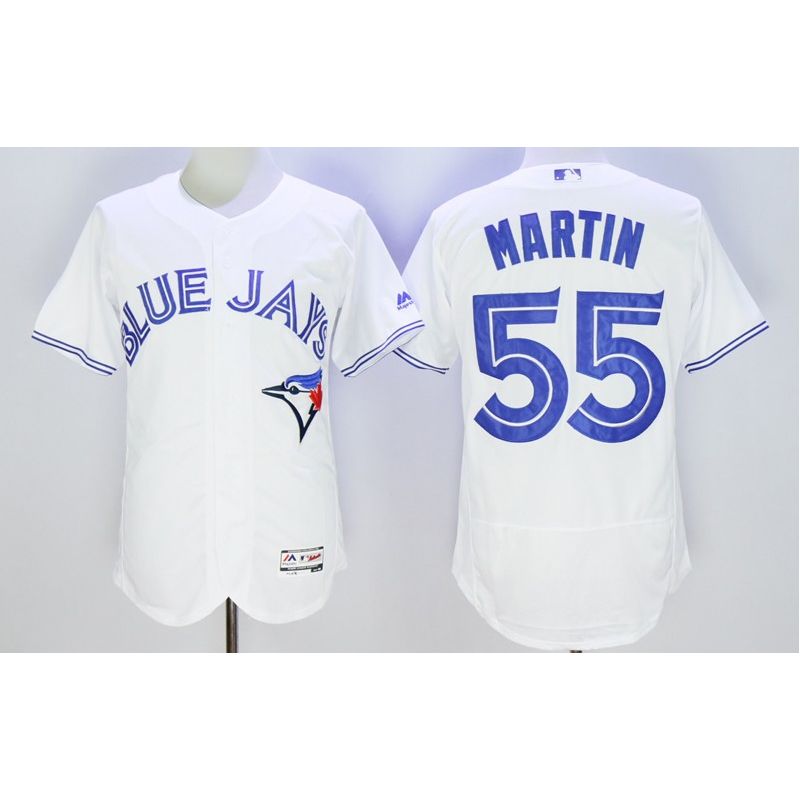 Cheap Russell Martin Blue Jays Jersey From China White FLEXBASE #55