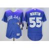 Cheap Russell Martin Blue Jays Jersey From China Blue FLEXBASE #55