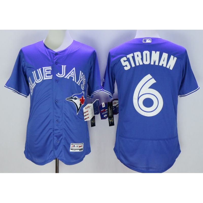 Cheap Marcus Stroman Blue Jays Jersey From China Blue FLEXBASE #6 Cheap Marcus Stroman Blue Jays Jersey From China Blue FLEXBASE #6