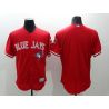 Cheap Blue Jays Jersey From China Red Blank FLEXBASE