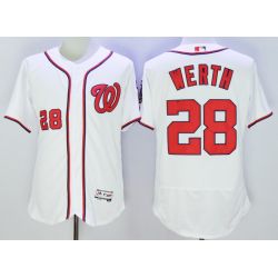 Cheap Jayson Werth Nationals Jersey From China White FLEXBASE #28