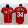 Cheap Bryce Harper Nationals Jersey From China Red FLEXBASE #34