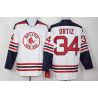 Cheap David Ortiz Red Sox Hockey Jersey From China White #34