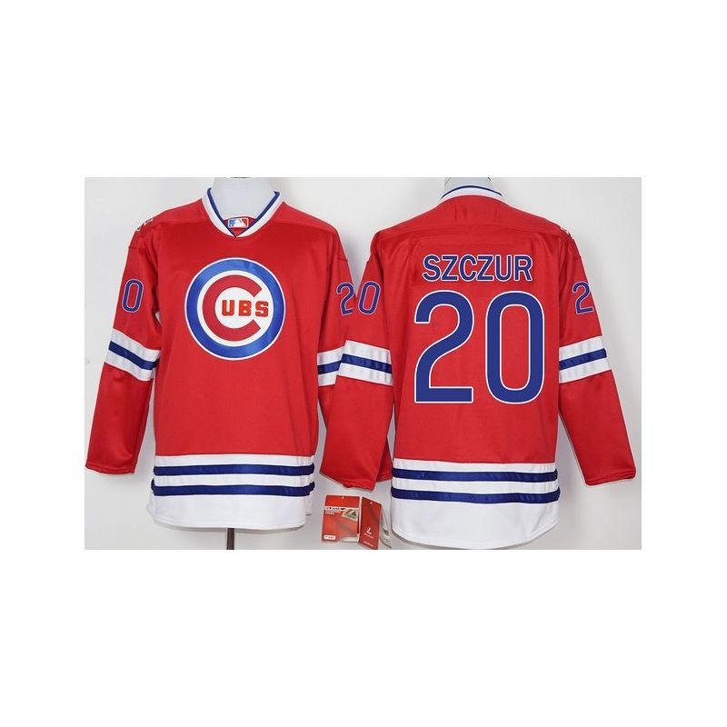 Cheap Matt Szczur Cubs Hockey Jersey From China Red #20