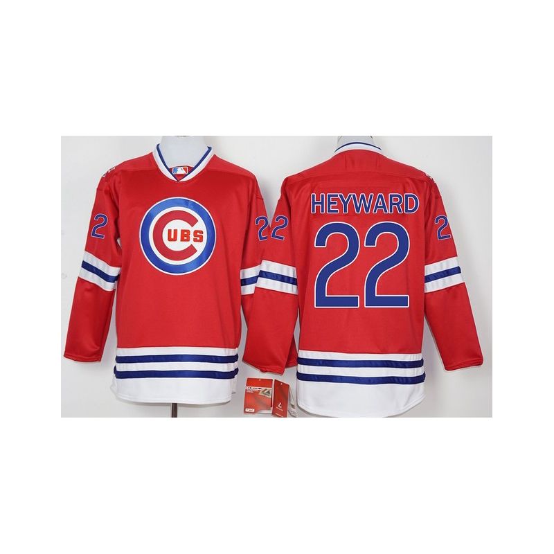 Cheap Jason Heyward Cubs Hockey Jersey From China Red #22