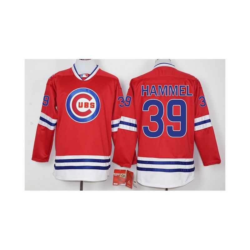 Cheap Jason Hammel Cubs Hockey Jersey From China Red #39