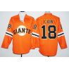 Cheap Matt Cain Giants Hockey Jersey From China Orange #18