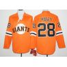 Cheap Buster Posey Giants Hockey Jersey From China Orange #28