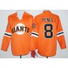 Cheap Hunter Pence Giants Hockey Jersey From China Orange #8