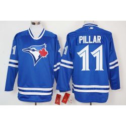 Cheap Kevin Pillar Blue Jays Hockey Jersey From China Blue #11