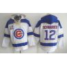 Cheap Kyle Schwarber Cubs Hoodie White #12