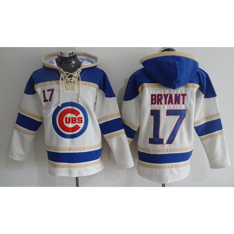 Cheap Kris Bryant Cubs Hoodie From China White #17