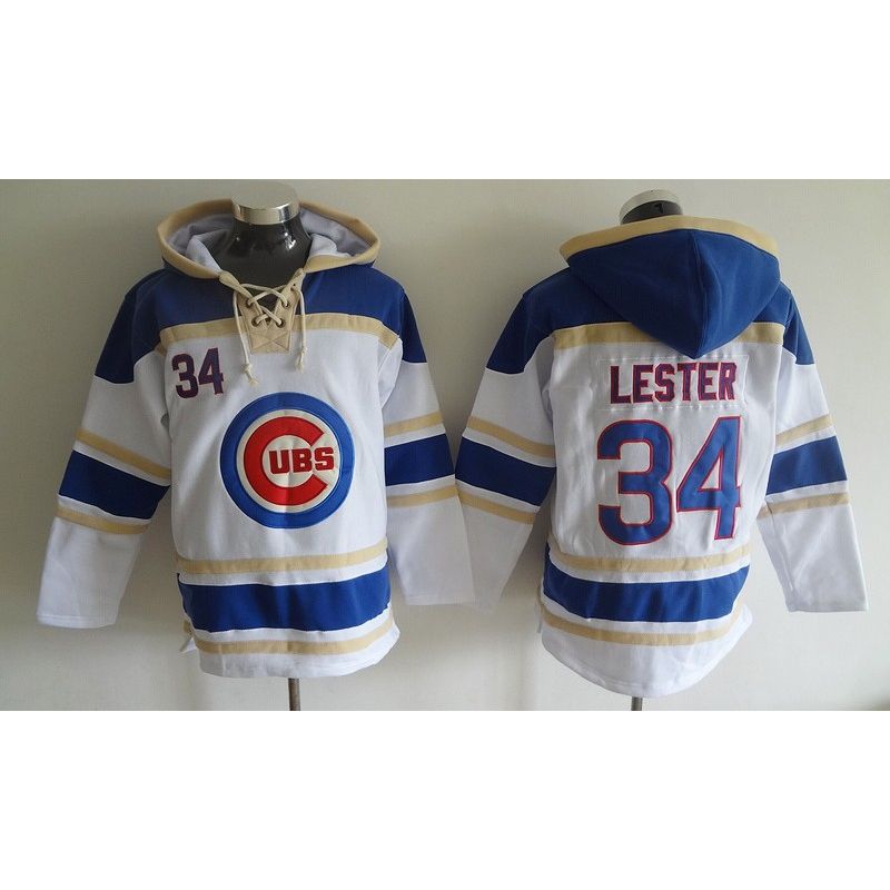 Cheap Jon Lester Cubs Hoodie From China White #34