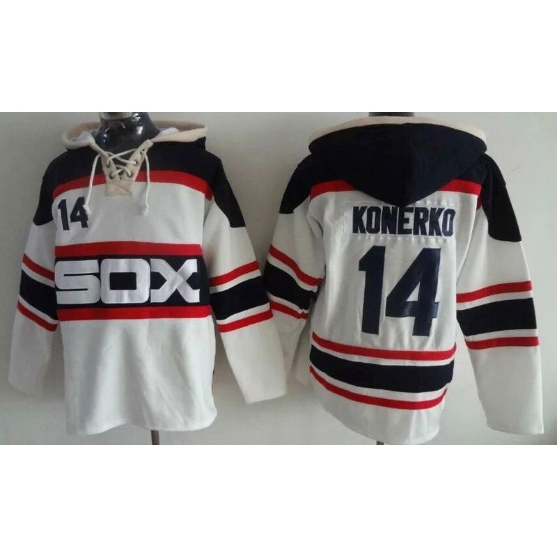 Cheap Paul Konerko White Sox Hoodie From China White #14