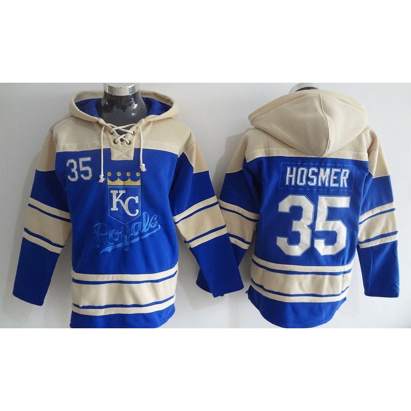 Cheap Eric Hosmer Royals Hoodie From China Royal Blue #35