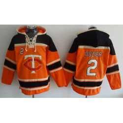 Cheap Brian Dozier Twins Hoodie From China Orange #2