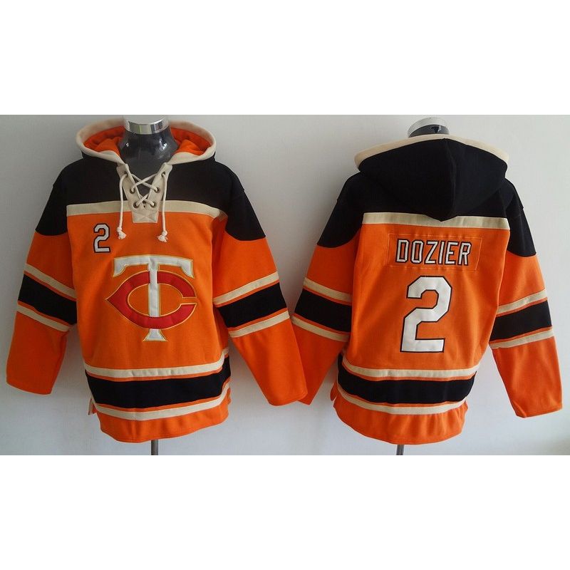 Cheap Brian Dozier Twins Hoodie From China Orange #2