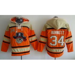 Cheap AJ Burnett Pirates Hoodie From China Orange #34