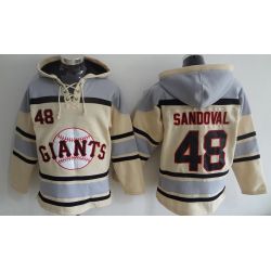 Cheap Pablo Sandoval Giants Hoodie From China Cream #48