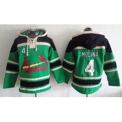 Cheap Yadier Molina Cardinals Hoodie From China Green #4