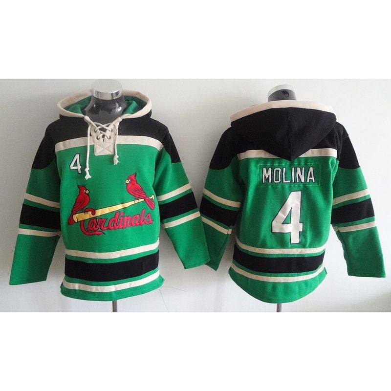 Cheap Yadier Molina Cardinals Hoodie From China Green #4 Cheap Yadier Molina Cardinals Hoodie From China Green #4