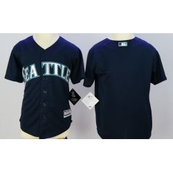 Cheap Mariners Youth Jersey From China Blue Blank