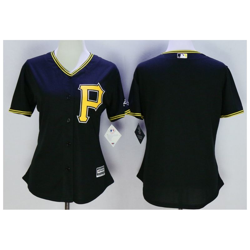 Cheap Pirates Women Jersey From China Black Blank Cheap Pirates Women Jersey From China Black Blank