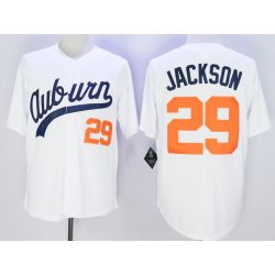 Cheap Bo Jackson Auburn Baseball Jersey From China White #29 In Men Women Youth Size