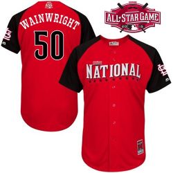Cheap Adam Wainwright Cardinals Jersey From China 2015 ALL STAR #50 In Men Women Youth Size