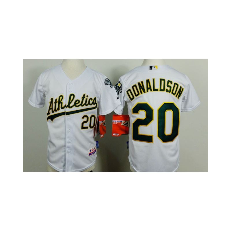 Cheap Josh Donaldson Athletics Youth Jersey From China White #20