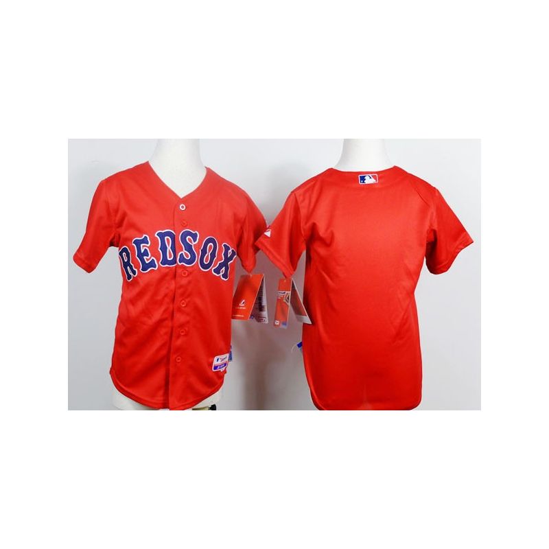 Cheap Red Sox Youth Jersey From China Blank Red