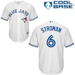 Cheap Marcus Stroman Blue Jays White Jersey From China #6 In Men Women Youth Size