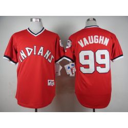 Cheap Ricky Vaughn Indians Red 1974 Turn Back The Clock Jersey From China #99 In Men Women Youth Size