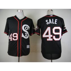 Cheap Chris Sale White Sox Black 2015 new Jersey From China #49 In Men Women Youth Size