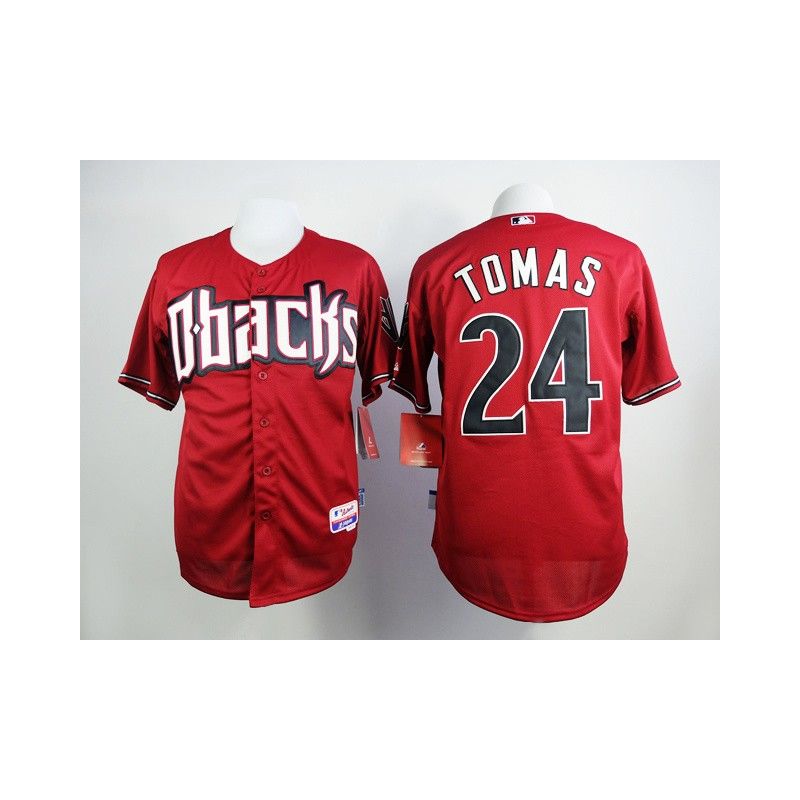 Cheap Yasmany Tomas Diamondbacks Red Jersey From China #24 In Men Women Youth Size