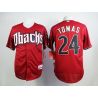 Cheap Yasmany Tomas Diamondbacks Red Jersey From China #24 In Men Women Youth Size