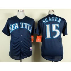 Cheap Kyle Seager Mariners Blue Jersey From China #15 In Men Women Youth Size