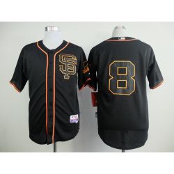 Cheap Hunter Pence Giants Black SF Jersey From China #8 In Men Women Youth Size