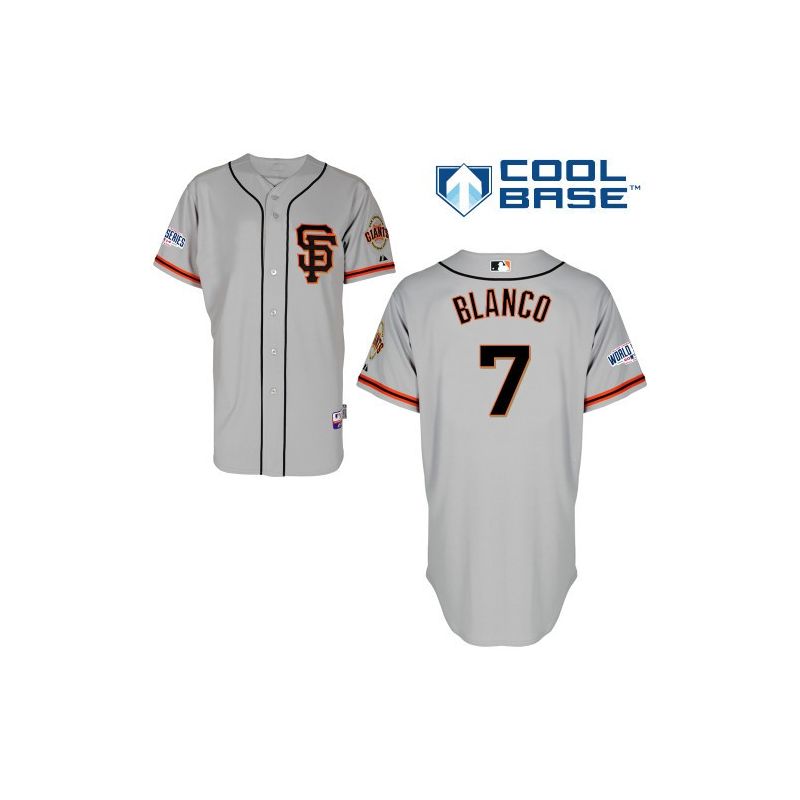 Cheap Gregor Blanco Giants Grey SF Jersey From China #7 In Men Women Youth Size