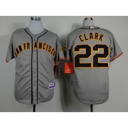 Cheap Will Clark Giants Grey Jersey From China #22 In Men Women Youth Size