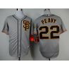 Cheap Jake Peavy Giants Grey SF Jersey From China #22 In Men Women Youth Size