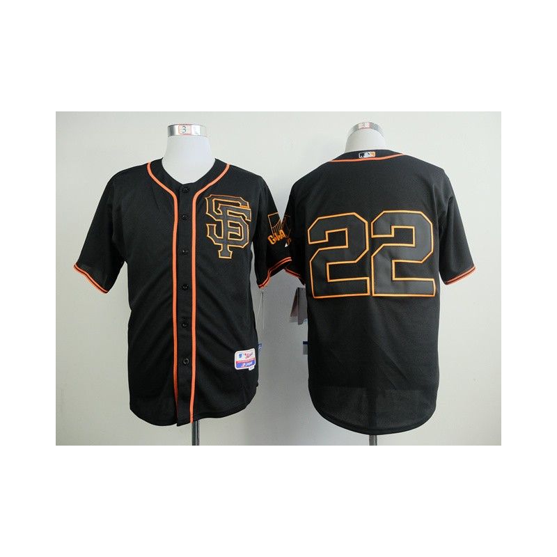 Cheap Will Clark Giants Black SF Jersey From China #22 In Men Women Youth Size