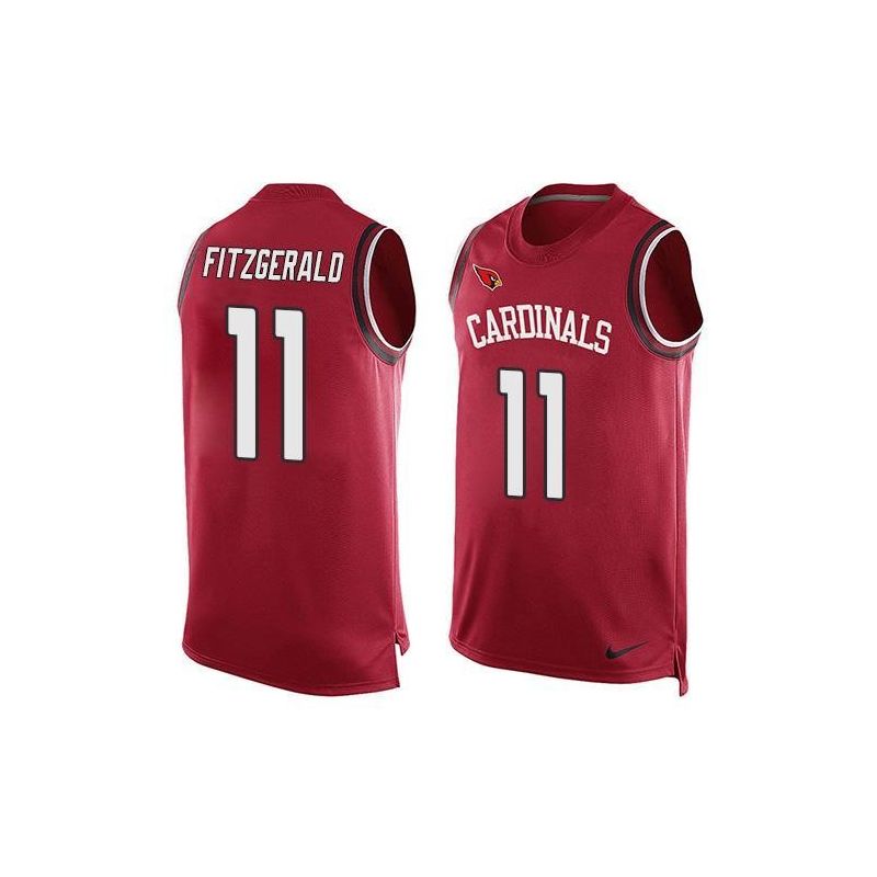 Cheap Larry Fitzgerald Cardinals Tank Top From China Red #11