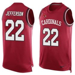 Cheap Tony Jefferson Cardinals Tank Top From China Red #22