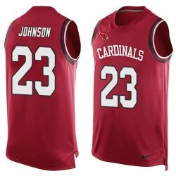 Cheap Chris Johnson Cardinals Tank Top From China Red #23
