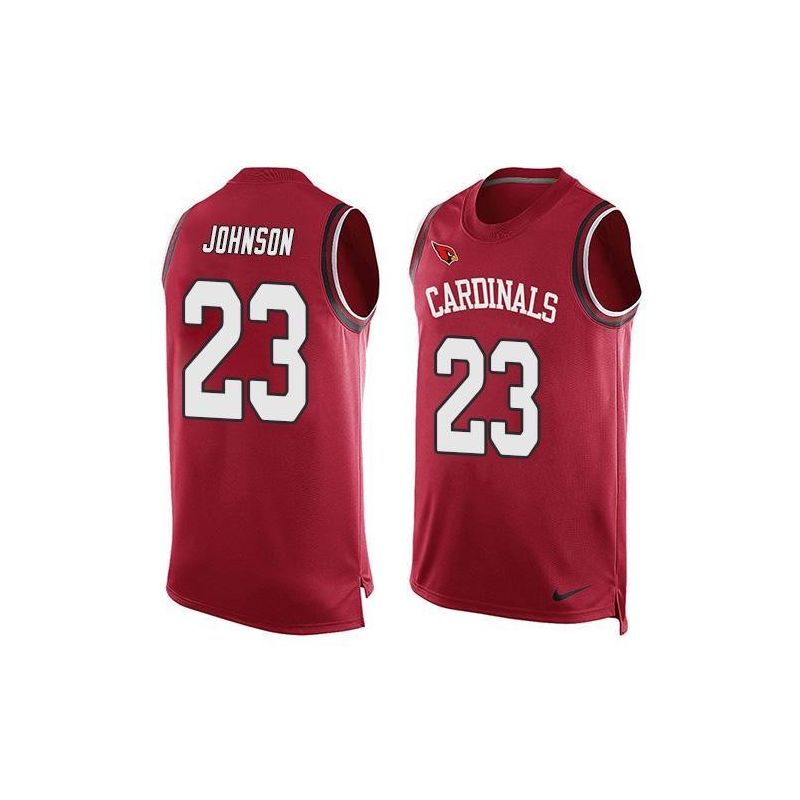 Cheap Chris Johnson Cardinals Tank Top From China Red #23
