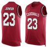 Cheap Chris Johnson Cardinals Tank Top From China Red #23