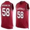 Cheap Daryl Washington Cardinals Tank Top From China Red #58