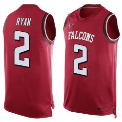 Cheap Matt Ryan Falcons Tank Top From China Red #2